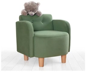 Fotoliu pentru copii verde Volie – Artie