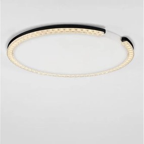 Plafoniera circulara aluminiu negru GREAMY D-65cm