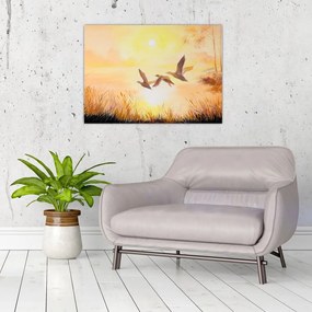 Tablou - Macarale la apus de soare (70x50 cm)