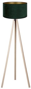Lampadar VELVET 1xE27/60W/230V bej/verde Brilagi