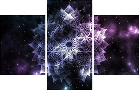 Tablou - Mandala Lotus în spațiu (90x60 cm)
