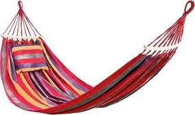 Hamac colorat cu perna HAMAK pentru 2 persoane 190x150 cm