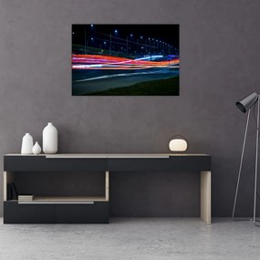 Tabloul orașului nocturn (90x60 cm)