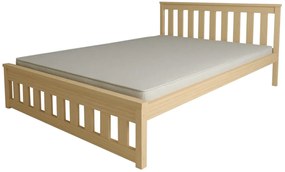Pat MAICA 140 x 200 cm, pin Saltele: Cu saltele Somnia 18 cm, Somiera pat: Cu lamele drepte
