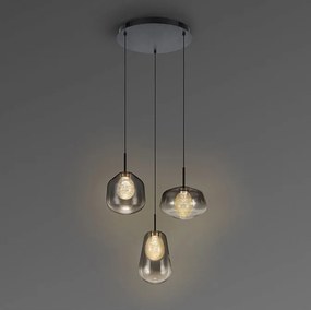 Lustra moderna cu 3 pendule suspendate Ecos