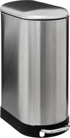 Coș de gunoi îngust Ariane, inox, cu pedală, 30 l