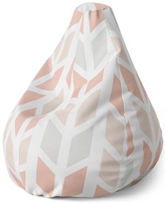 Sac de șezut Pear paralelograme deschise - pentru copii, bej