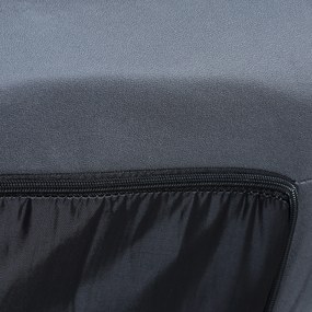 Fotoliu HOMCOM, scaun rotativ, spătar reglabil, tapițerie moale, husă respirabilă, Gri închis, 62 x 70 x 95 cm | Aosom Romania