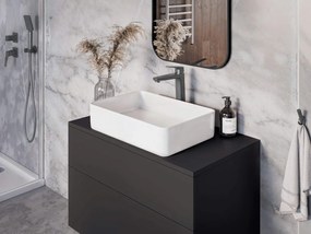 Baterie pentru dus, titan, cu comutator, pentru corp ingropat, Deante Blur Titan