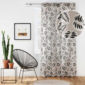 Draperie neagră-bej 140x260 cm Alma – douceur d'intérieur