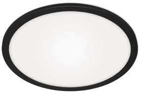 Plafonieră LED dimabilă Briloner 7168-015 PIATTO LED/22W/230V negru + telecomandă