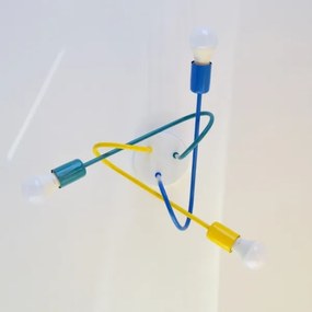 Lustr LED pentru copii OXFORD 3xE27/15W/230V montat pe tavan