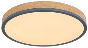 Plafoniera LED cu aspect lemn design slim DORO 45cm, 24W