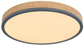 Plafoniera LED cu aspect lemn design slim DORO 45cm, 24W