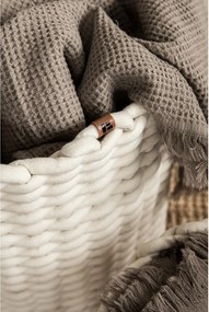 Coș de depozitare din material textil ø 40x40 cm Peach Skin Round XL – Bigso