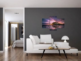 Tablou copacului pe plajă (90x60 cm)