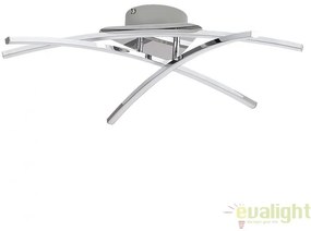 Plafoniera LED design modern, finisaj crom, Alexis 2504 RX