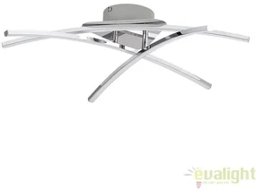 Plafoniera LED design modern, finisaj crom, Alexis 2504 RX
