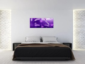 Tablou - Lunca cu fluturi (120x50 cm)