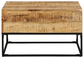 320817 vidaXL Măsuță de cafea, 68x68x41 cm, lemn de mango nefinisat