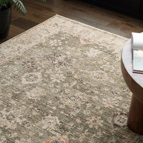 Covor verde-bej țesut manual 200x300 cm Heriz Ornate – Asiatic Carpets