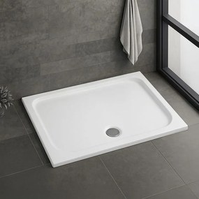 Cada pentru dus din acril Rea Belmond 80x100 alb