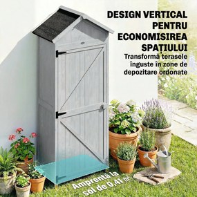 Outsunny căsuță dulap depozitare unelte exterior | Aosom Romania