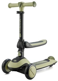 Trotinetă pentru copii KINDERKRAFT 2 în 1 HALLEY Grassland