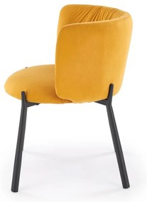 Scaun K531 velvet mustariu