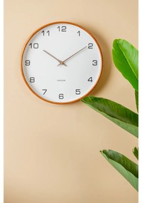 Karlsson 5993WH ceas de perete design alb,diametru 40 cm