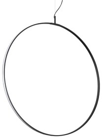Lustra / Pendul LED suspendata design modern circular Circus sp d90 neagra