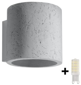 Aplică LED FRIDA 1xG9/3,5W/230V beton Brilagi