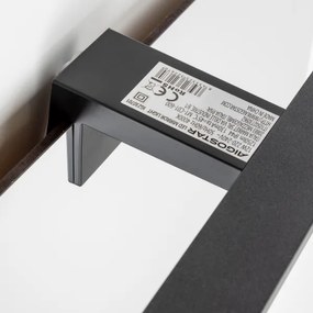 Aigostar - Aplica LED pentru oglindă de baie, 12W, 230V, 4000K, 60 cm, IP44, negru