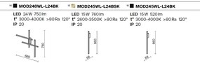 Aplica LED liniara stil minimalist Model alama