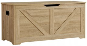 Cutie de depozitare LEHAC cu capac 100x46cm, stejar sonoma