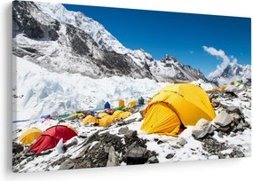 Tablou - Camping la munte (90x60 cm)