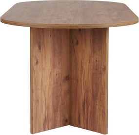Masă de dining cu aspect de lemn de pin 90x200 cm Sabella – Kalune Design
