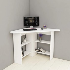 Birou de Studiu Corner, Alb