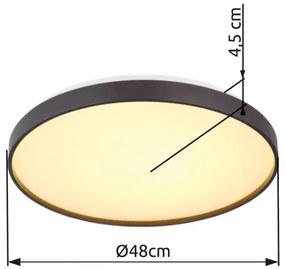 Plafonieră LED Globo 41262-24 ECLYPSE LED/24W/230V