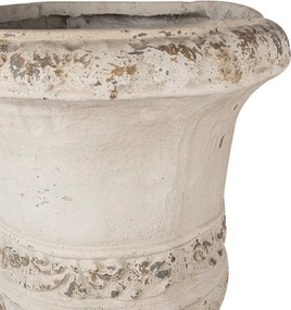 Vază decorativă, bej, stil brocante, Ø46x68 cm
