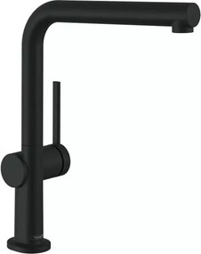 Baterie bucatarie monocomanda negru mat Hansgrohe Talis M54 270 cu 1 jet
