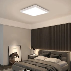 Plafonieră LED dimabilă pentru baie Immax NEO 07277L FRAME 50W/230V IP44 Wi-Fi Tuya + telecomandă