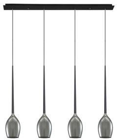 Lustra moderna Izza 4 fumurie ZZ AZ2938