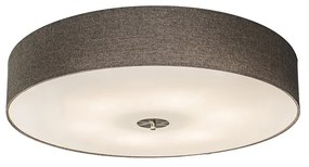 Plafonieră rustică taupe 70 cm - Drum Jute