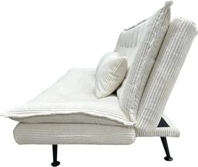 Canapea extensibila, Catifea Raiata Bej JAZZ 195cm