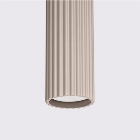 Lustră taupe din metal Gleam – Sollux