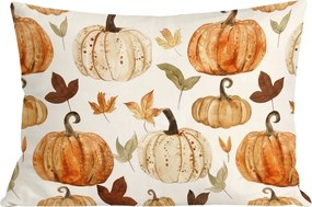 Fata de perna din flanel PUMPKINS & STRIPES 50x70 cm, colorata