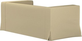 Husă canapea Klippan cu 2 locuri, lungă, cu pliuri contrastante