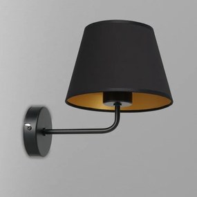 Lampă de perete ARDEN 1xE27/60W/230V negru/auriu