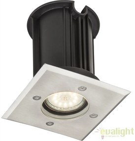 Spot incastrabil de exterior din otel inoxidabil GU10 si protectie IP67 STYLE II 31101 GL